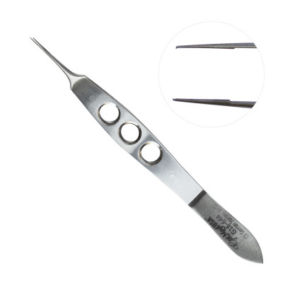 McPherson or Bonn Suturing Forceps 1x2 Teeth Tying Platform 0.12mm Tip