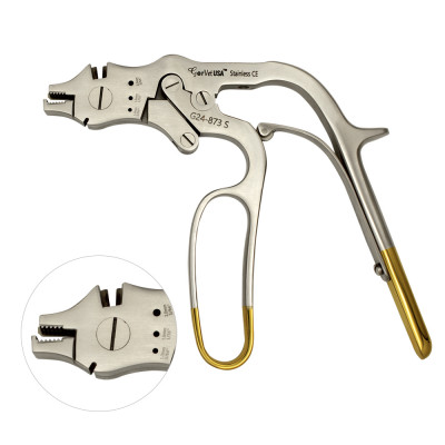 Crimper and Pin Cutter 9 1/2" Double Action Slim Grip for 1.2mm, 1.6mm, and 2.0mm Pins