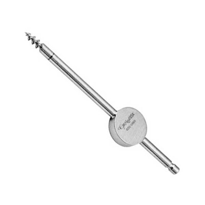 Small Bone Manipulator 4 inch Corkscrew 1cm Disc 2.25 inch