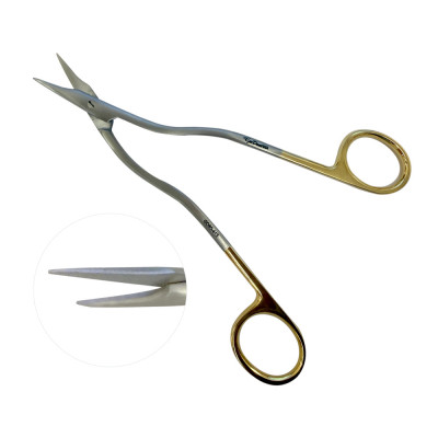 Heath Suture Scissor 6 1/2 inch Gold Handle