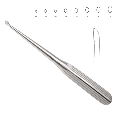 Lempert Curette 8 inch Oval Cup