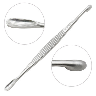 Volkmann Bone Curette Double Ended Oval Cup and Round Cup