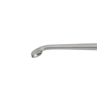 Brun Curette 8" Hollow Handle Angled Oval Cup