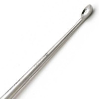 Brun Curette 7" Hollow Handle Straight Oval Cup