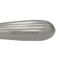 Epstein Curette 8” Hollow Handle Reverse Angle Oval Cup