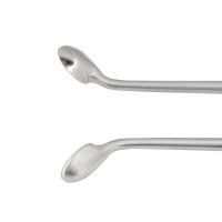 Epstein Curette 9” Hollow Handle Reverse Angle Oval Cup
