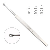 Fox Dermal Curette 5 1/2" Round Cup