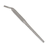 Knife Handle 5 1/2" No 3 L Angle Tip for Deep Surgery Fitting Blades 10 Thru 15