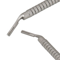 Knife Handle 5 1/2" No 3 L Angle Tip for Deep Surgery Fitting Blades 10 Thru 15