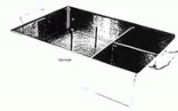 Instrument Tray Two 5" Dividers and 10 Pins