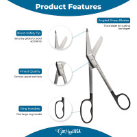 Lister Bandage Scissors 8" Supercut One Large Ring