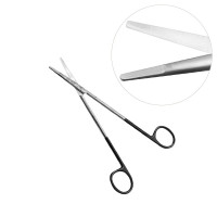 Ragnell Dissecting Scissors Flat Tip Straight 5"