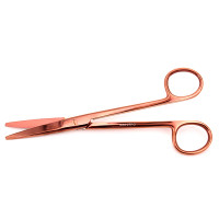Mayo Dissecting Scissors 5 1/2" Curved Rose Gold Coated
