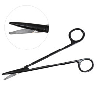 Metzenbaum Scissors 7" Curved Gun Metal Coated