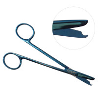 Littauer Stitch Scissors 5 1/2" Straight Blue Coated