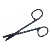 Littauer Stitch Scissors 5 1/2" Straight Gun Metal Coated