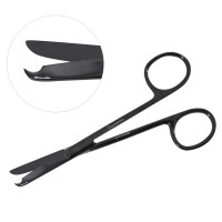 Littauer Stitch Scissors 5 1/2" Straight Gun Metal Coated