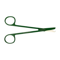 Littauer Stitch Scissors 5 1/2" Straight Green Coated
