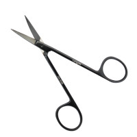 Iris Scissors 4 1/2" Straight Gun Metal Coated