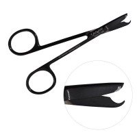 Littauer Stitch Scissors 4 1/2" Straight Gun Metal Coated