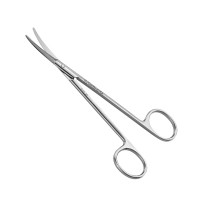 Glassman Dissecting Scissors 7" Slightly Curved Tips