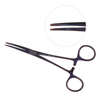Kelly Hemostatic Forceps 5 1/2" Curved Purple Coated