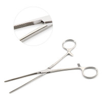 Bainbridge Forceps Straight 6" Longitudinal Serrated