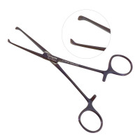 Baby Allis Tissue Forceps 5 1/2" Delicate Purple Coated