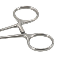 Kocher Intestinal Forceps Curved 10 1/2" Longitudinal Serrated