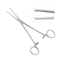 Rochester Ochsner Forceps Straight 1x2 Teeth 8"