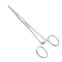 Tube Occluding Clamps Straight 5 1/2" Smooth Jaws