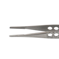 Thumb Tissue Forceps 1x2 Teeth, 6" Fenestrated Handle