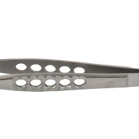 Thumb Tissue Forceps 1x2 Teeth, 6" Fenestrated Handle