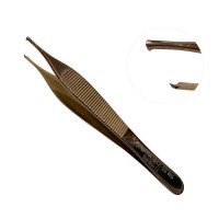 Adson Tissue Forceps 4 3/4", 1x2 Teeth, Rose Gold