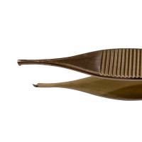 Adson Tissue Forceps 4 3/4", 1x2 Teeth, Rose Gold