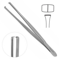 Martin Tissue Forceps 7x8 Teeth Size 7 1/2"