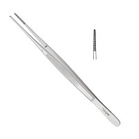 Potts Smith Dressing Forceps Serrated Jaws 6"