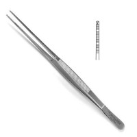 Potts Smith Tissue Forceps 1x2 Teeth 6"