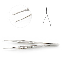 Adson Dressing Forceps 4 3/4" Serrated Lightweight Fenestrated Handles