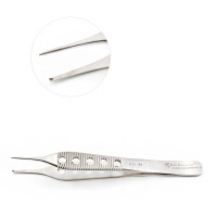 Adson Tissue Forceps 1x2 Teeth Fenestrated Handle 4 3/4"