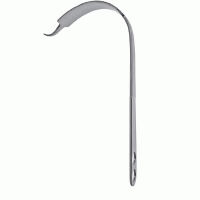 Hohmann Retractor 13 1/2" - 40mm Wide Blade Flat Handle 2 Holes