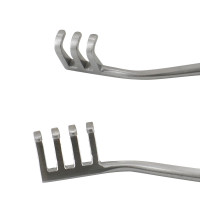 Weitlaner Retractor 8" Blunt Teeth 3 x 4