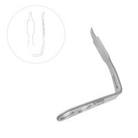 Bent Hohmann Retractor 6 3/4" Blunt End - Blade Width 19mm Working Length 4 3/4" 90 Degree 2 Holes