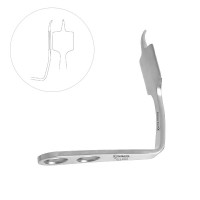 Bent Hohmann Retractor 6 3/4" Blunt End - Blade Width 43mm Working Length 4 3/4" 90 Degree 2 Holes