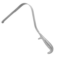 Wylie Renal Vein Retractor 13"  1" x 7" Long Horn Grip Handle