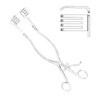 Beckman-Adson Retractor 12" Sharp 1"x1" 3/4"