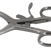 Beckman Weitlaner Retractor 8 1/2" 3 x 4 Blunt Hinged Blade 22mm x 17mm