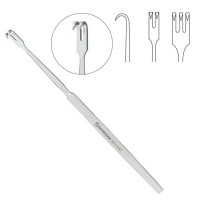 Rigid Neck Rake Retractor 6" One Sharp Prong