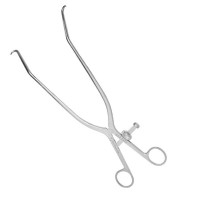 Deep Gelpi Retractor 12" 45 Degree Angle 3" 1x1 Blunt Points Speedlock