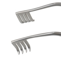 Adson Retractor 7 1/2" Angled Sharp 4x4